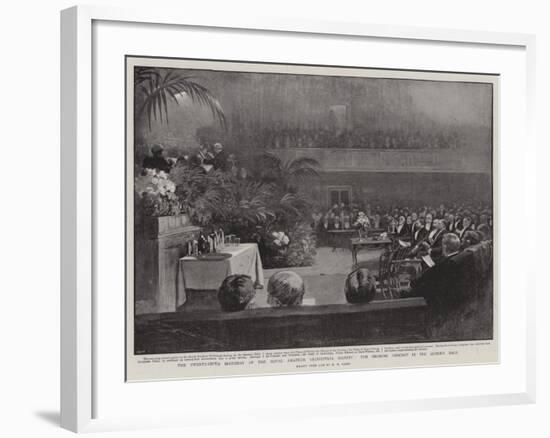 The Twenty-Fifth Birthday of the Royal Amateur Orchestral Society-Henry Marriott Paget-Framed Giclee Print