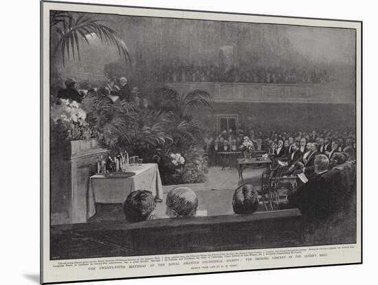 The Twenty-Fifth Birthday of the Royal Amateur Orchestral Society-Henry Marriott Paget-Mounted Giclee Print