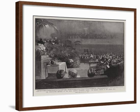 The Twenty-Fifth Birthday of the Royal Amateur Orchestral Society-Henry Marriott Paget-Framed Giclee Print