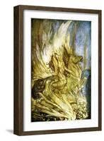 The Twilight of the Gods / Göttterdämmerung-Arthur Rackham-Framed Giclee Print