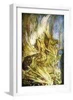 The Twilight of the Gods / Göttterdämmerung-Arthur Rackham-Framed Giclee Print