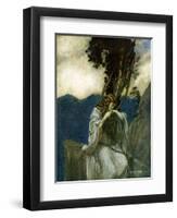 The Twilight of the Gods / Göttterdämmerung-Arthur Rackham-Framed Giclee Print