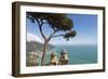 The Twin Domes of San Pantaleone Church from Villa Rofolo in Ravello-Martin Child-Framed Photographic Print