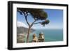 The Twin Domes of San Pantaleone Church from Villa Rofolo in Ravello-Martin Child-Framed Photographic Print
