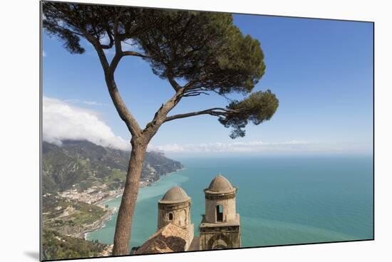 The Twin Domes of San Pantaleone Church from Villa Rofolo in Ravello-Martin Child-Mounted Photographic Print