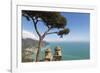 The Twin Domes of San Pantaleone Church from Villa Rofolo in Ravello-Martin Child-Framed Photographic Print