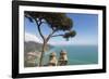 The Twin Domes of San Pantaleone Church from Villa Rofolo in Ravello-Martin Child-Framed Photographic Print