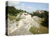 The Twin Pyramids, Mayan Ruins, Ek Balam, Yucatan, Mexico, North America-Balan Madhavan-Stretched Canvas