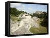 The Twin Pyramids, Mayan Ruins, Ek Balam, Yucatan, Mexico, North America-Balan Madhavan-Framed Stretched Canvas