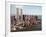 The Twin Towers of the World Trade Center Rise Above the New York Skyline-null-Framed Photographic Print