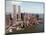The Twin Towers of the World Trade Center Rise Above the New York Skyline-null-Mounted Photographic Print