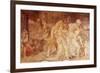 The Twins of Catania, Anfinomo and Anapio-Rosso Fiorentino-Framed Giclee Print