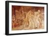 The Twins of Catania, Anfinomo and Anapio-Rosso Fiorentino-Framed Giclee Print