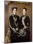 The Twins, Portrait of Kate Edith and Grace Maud Hoare, 1876-John Everett Millais-Mounted Giclee Print