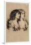 The Twins-Sarah and Anne Haden (No. 2), 1885-Sir Francis Seymour Haden-Framed Giclee Print