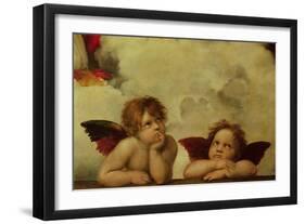 The Two Angels-Raphael-Framed Giclee Print