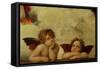The Two Angels-Raphael-Framed Stretched Canvas