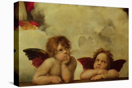 The Two Angels-Raphael-Stretched Canvas