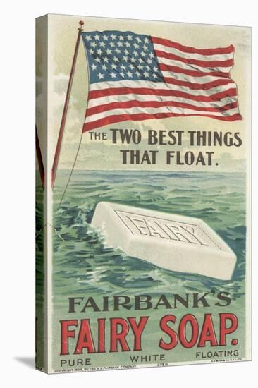 The Two Best Things That Float', Advertisement for Fairbank's Floating Fairy Soap, 1898-American School-Stretched Canvas