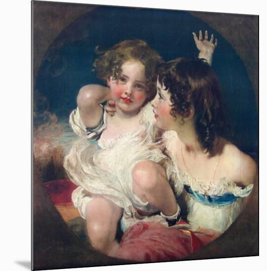 The Two Calmady-Children-Thomas Lawrence-Mounted Collectable Print