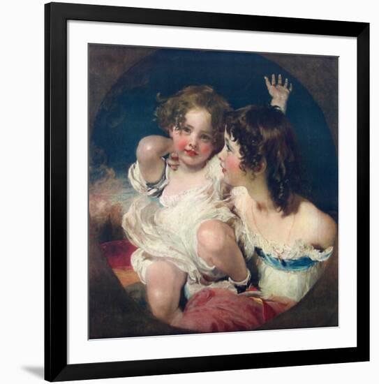 The Two Calmady-Children-Thomas Lawrence-Framed Collectable Print