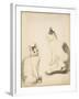 The Two Cats; Les Deux Chats-Theophile Alexandre Steinlen-Framed Giclee Print