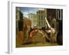 The Two Coaches, C. 1707-Claude Gillot-Framed Giclee Print