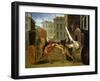 The Two Coaches, C. 1707-Claude Gillot-Framed Giclee Print