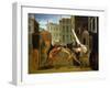 The Two Coaches, C. 1707-Claude Gillot-Framed Giclee Print