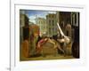 The Two Coaches, C. 1707-Claude Gillot-Framed Giclee Print