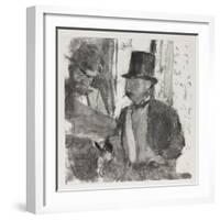 The Two Connoisseurs, c.1880-Edgar Degas-Framed Giclee Print