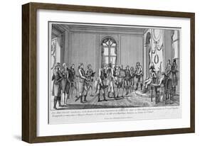 The Two Consuls Cambacérès and Le Brun Nominate Napoleon Emperor, 19th Century-null-Framed Giclee Print