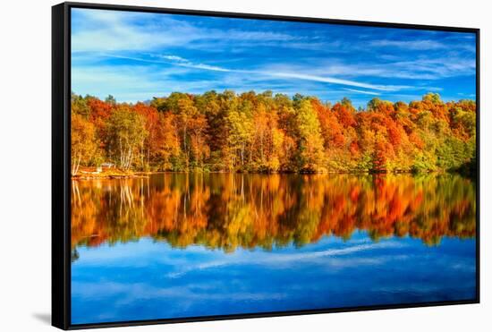 The Two Faces of Fall-Philippe Sainte-Laudy-Framed Stretched Canvas