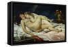 The Two Friends, 1867-Gustave Courbet-Framed Stretched Canvas