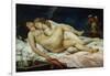 The Two Friends, 1867-Gustave Courbet-Framed Giclee Print