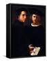 The Two Friends-Jacopo da Carucci Pontormo-Framed Stretched Canvas