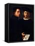 The Two Friends-Jacopo da Carucci Pontormo-Framed Stretched Canvas