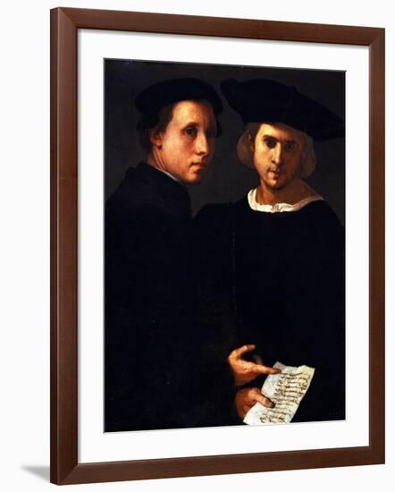 The Two Friends-Jacopo da Carucci Pontormo-Framed Giclee Print