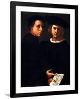 The Two Friends-Jacopo da Carucci Pontormo-Framed Giclee Print