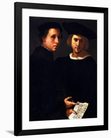 The Two Friends-Jacopo da Carucci Pontormo-Framed Giclee Print