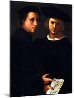 The Two Friends-Jacopo da Carucci Pontormo-Mounted Giclee Print