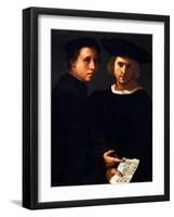 The Two Friends-Jacopo da Carucci Pontormo-Framed Giclee Print