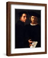 The Two Friends-Jacopo da Carucci Pontormo-Framed Giclee Print