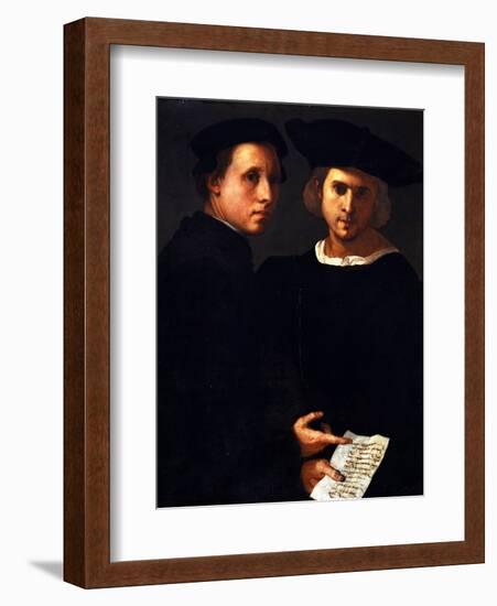 The Two Friends-Jacopo da Carucci Pontormo-Framed Giclee Print