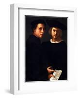 The Two Friends-Jacopo da Carucci Pontormo-Framed Giclee Print