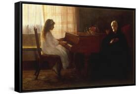 The Two Generations-John Henry Frederick Bacon-Framed Stretched Canvas