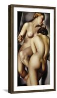 The Two Girlfriends-Tamara de Lempicka-Framed Giclee Print