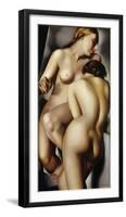 The Two Girlfriends-Tamara de Lempicka-Framed Giclee Print