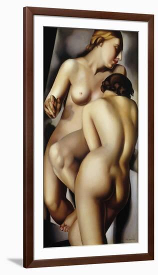 The Two Girlfriends-Tamara de Lempicka-Framed Giclee Print