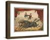 The Two Horse Act-null-Framed Giclee Print